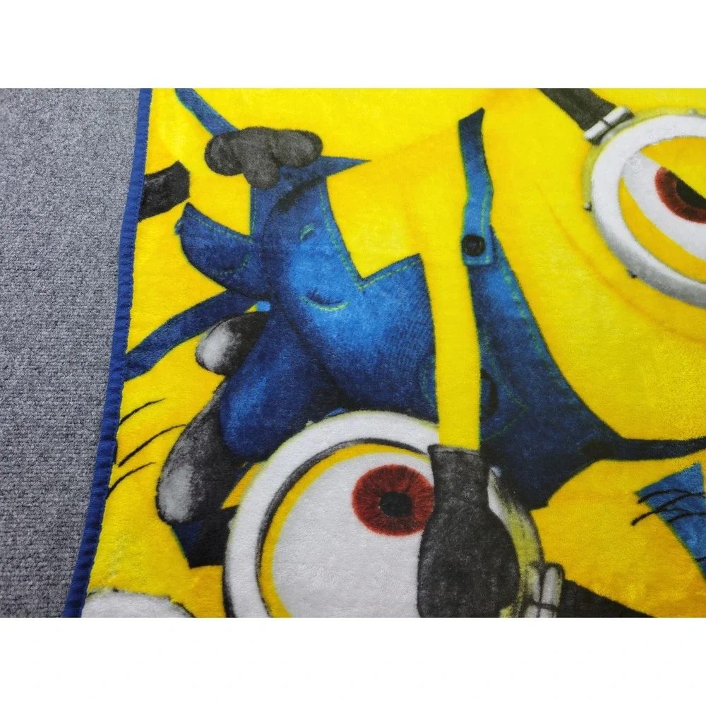 Despicable Me Minions Throw Blanket 48x38 Fleece Universal Studios Plush